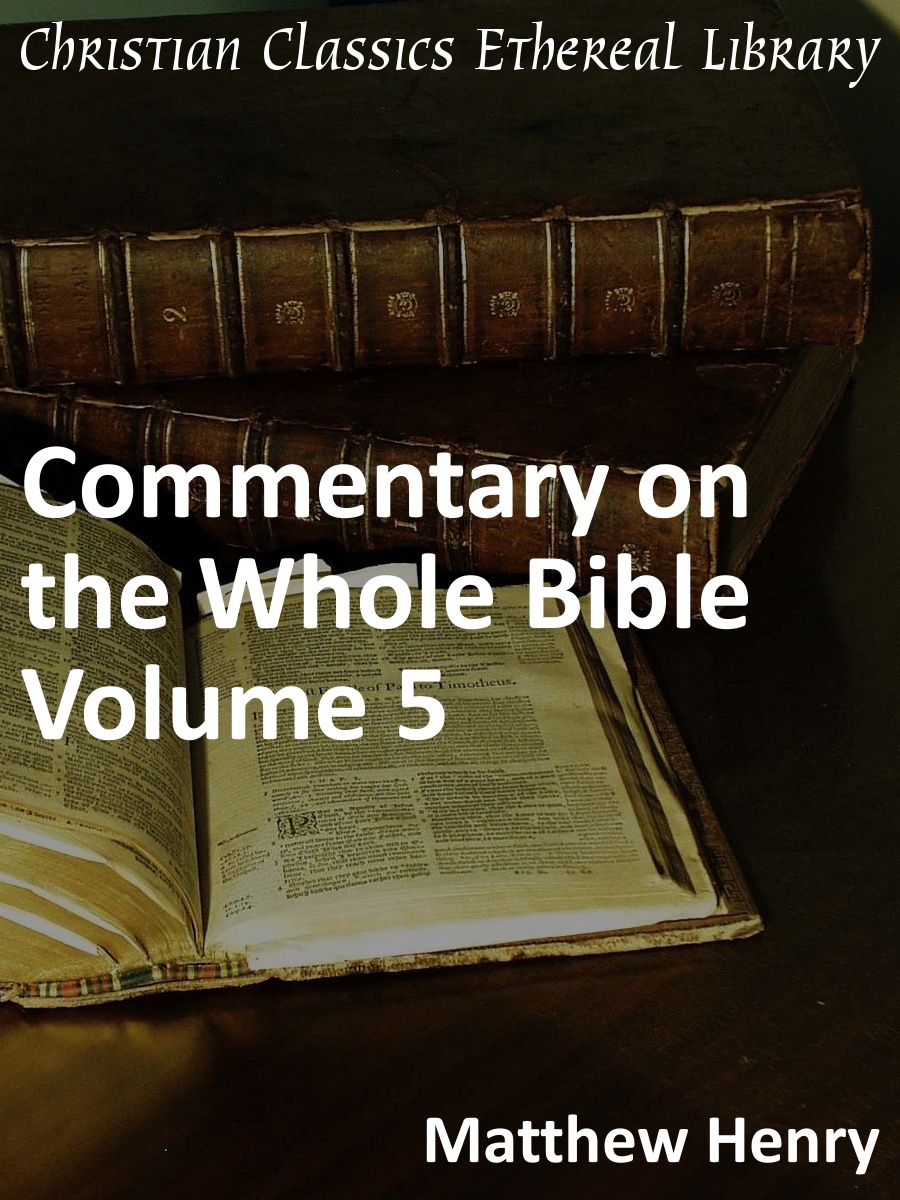 commentary-on-the-whole-bible-volume-v-matthew-to-john-christian