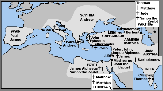 Map Of The World During Biblical Times 