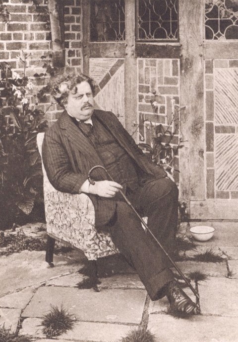 G.K. Chesterton - From a photograph