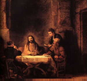 Rembrandt, Christ at Emmaus