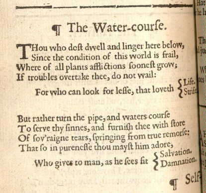 ''The Water-course'' from THE TEMPLE 1633